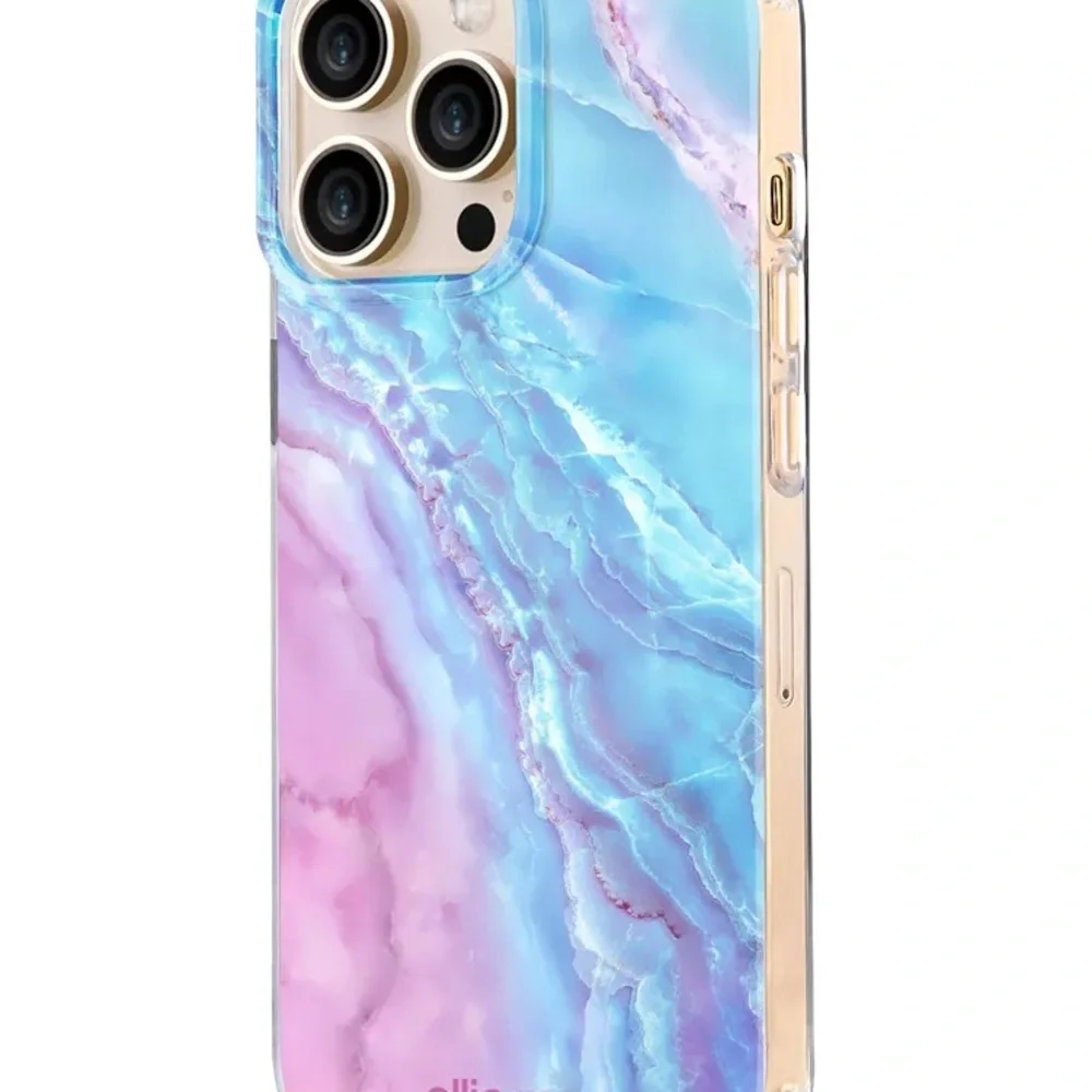 Blue and Pink Marble Phone Case